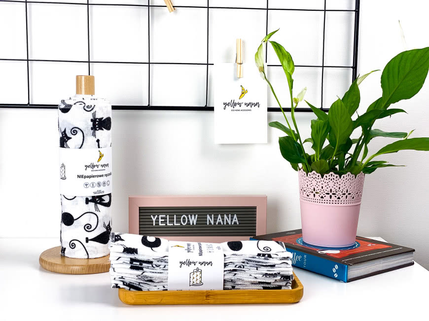  NIEpapierowe ręczniki Yellow Nana 