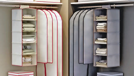 Dobrze zaprojektowana i pomysłowo wyposażona szafa