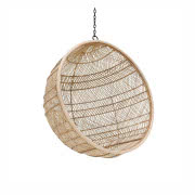 Rattanowy fotel wiszący Bohemian, HK Living