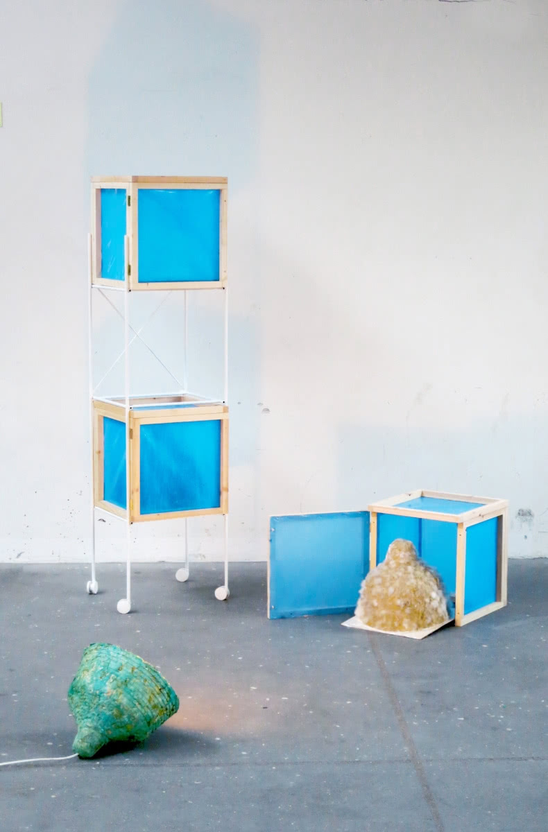 Lampa MYX z pozostałości po hodowli grzybów -...