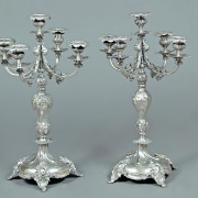 Świecznik, Niemcy,
WMF, 1900-1910, wys. 15,3...