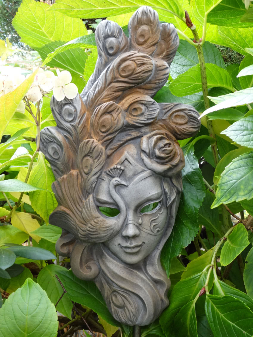 Betform Art, maska wenecka folia - odcień rdzy