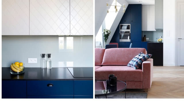 Otwarta kuchnia na salon