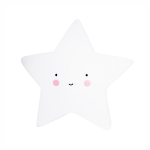 A Little Lovely Company lampka nocna Biała Gwiazdka, NOSKI NOSKI, 55 zł