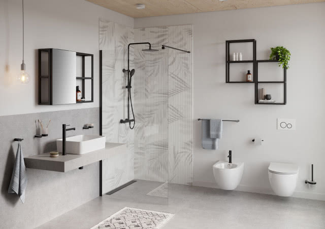 Subtelne kształty ceramiki sanitarnej ROCKLITE podkreślają ich lekkość