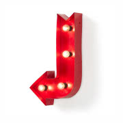 Dekoracja świetlna/ kinkiet Arrow, czerwona, La Forma