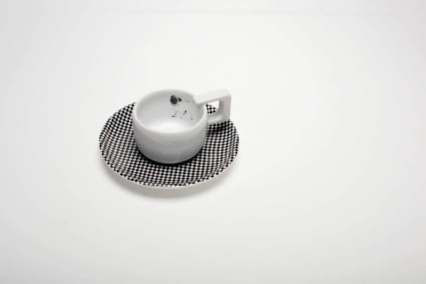 Single set. Oryginalne połączenie czarno-białej...