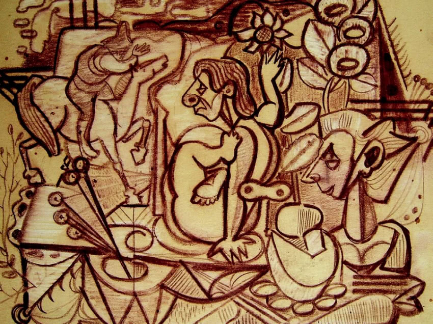 Ildefons Houwalt, "Meksyk" 1946-48 (z czasów...