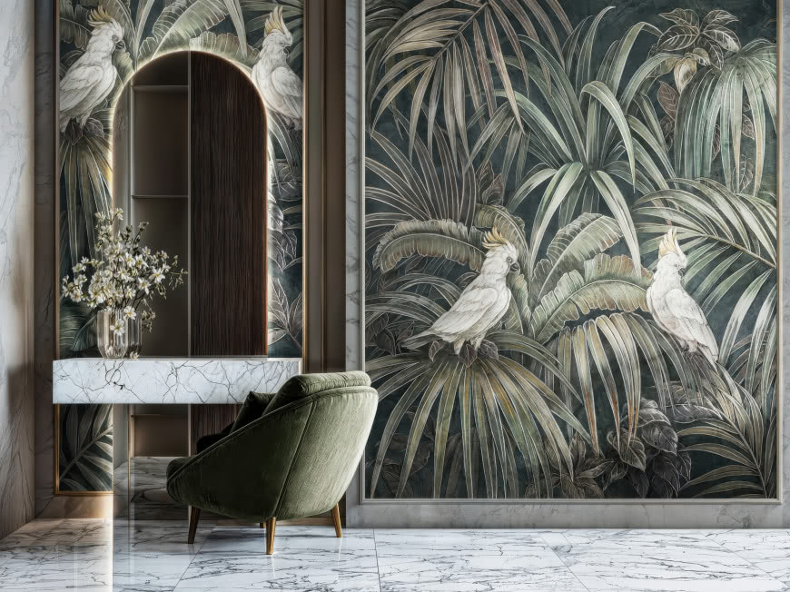 Tapeta Zefira - Egzotyczna Klasyka z Akcentem Natury