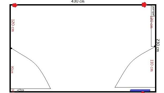 Pokój z miejscem do pracy