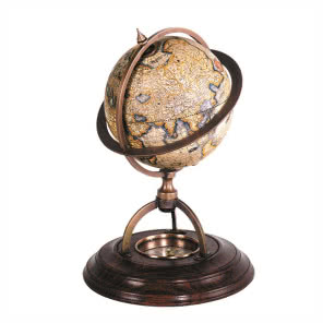 dekoracyjny globus vintage