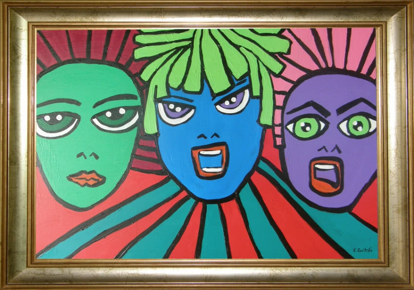 "Pop art II" - obraz akrylowy, Emilia Świtała,...