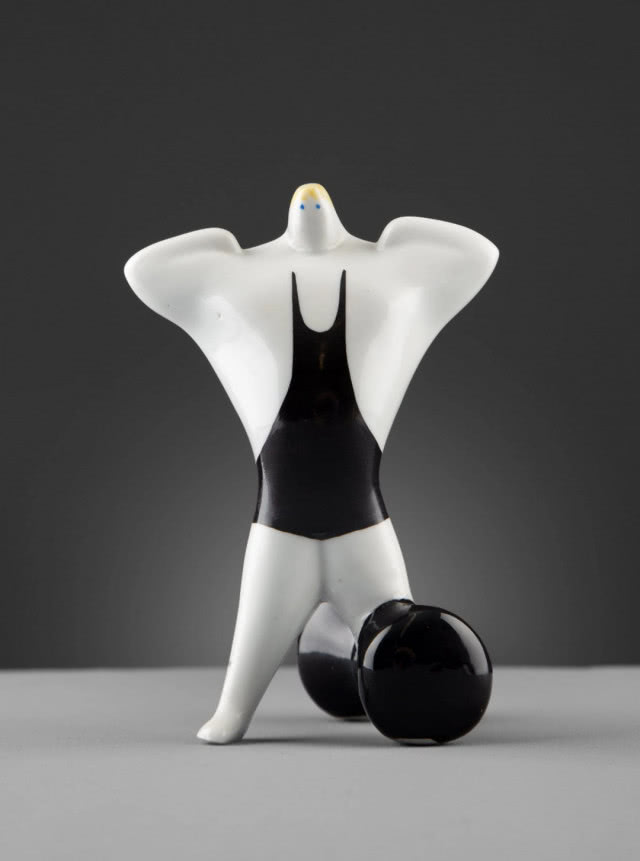 figurka przedstawiająca atletę