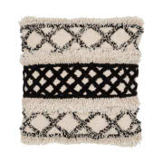 Welurowa poduszka w malarskie pasy w odcieniach...