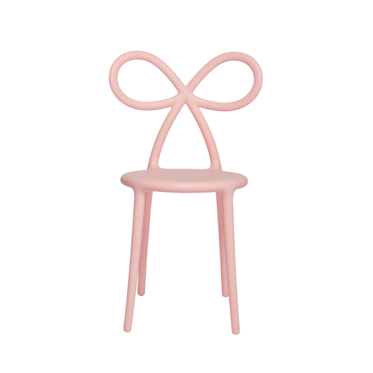 Różowe krzesło Ribbon, Qeeboo