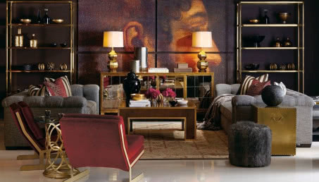 Salon w amerykańskim stylu