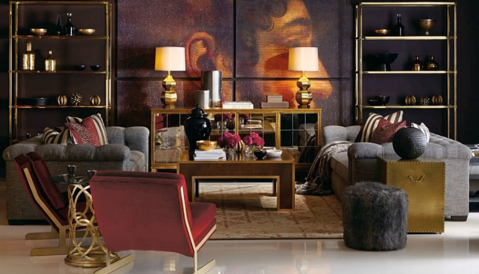 Salon w amerykańskim stylu