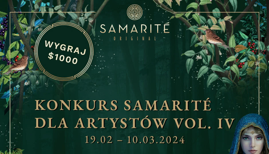 Konkurs SAMARITÉ dla artystów! DO wygrania $1000!