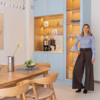 Błękit ma znaczenie. Klimat Hamptons w domu na warszawskim Zaciszu