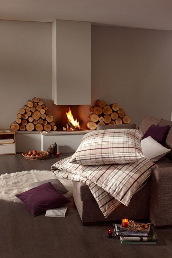 Flanelowa pościel w kratę - pojedyncza 79,95 zł,...