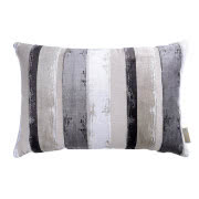 Welurowa poduszka w malarskie pasy w odcieniach...