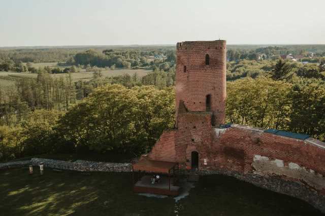 Czersk, zburzona wieża