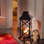 Jesienne dekoracje - jeże (wys. 6 i 14 cm) - ok....