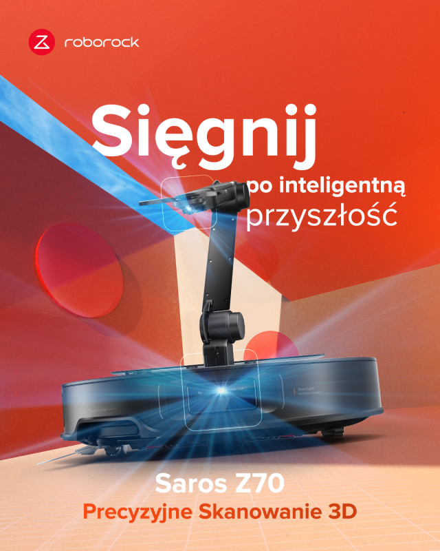 Poznaj Roborock Saros Z70 i zanurz się w interaktywnej strefie przyszłości w Arkadii