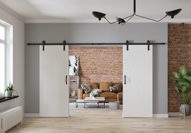 Drzwi przesuwne dwuskrzydłowe