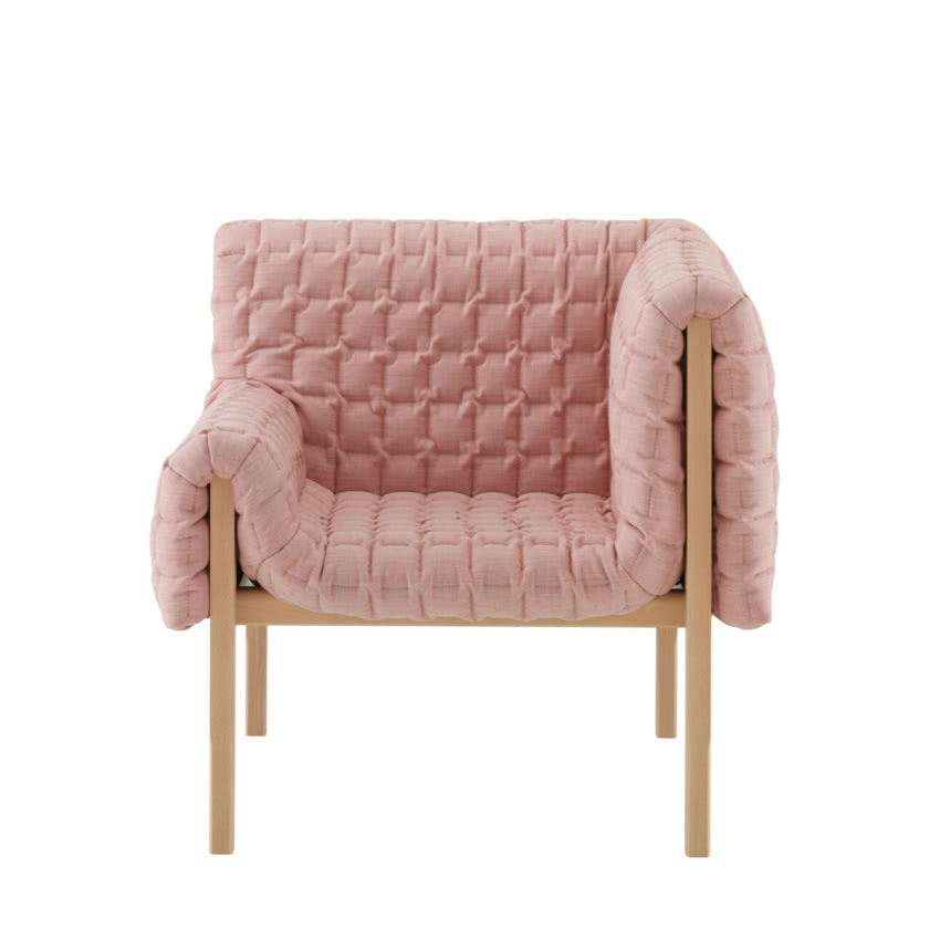 Pikowany fotel Ruche, LIGNE ROSET
