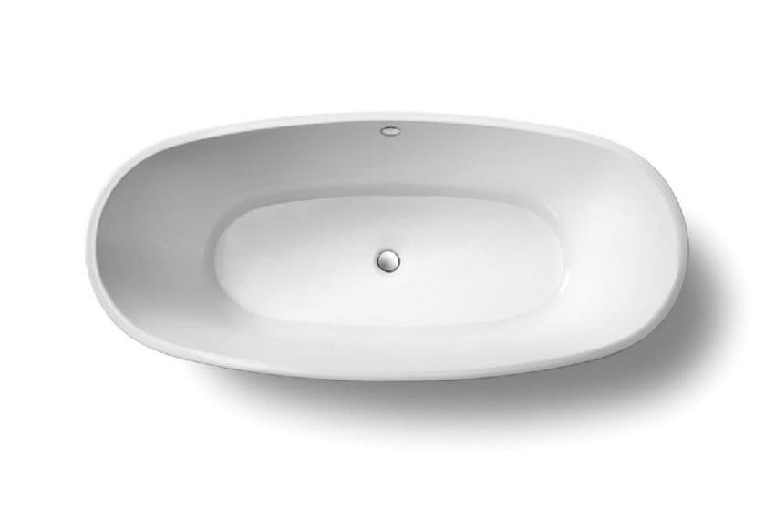 Wolno stojąca wanna Icon Oval - widok z góry.
