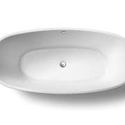 Wolno stojąca wanna Icon Oval - widok z góry.