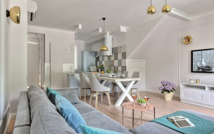 Apartament letniskowy w stylu hampton