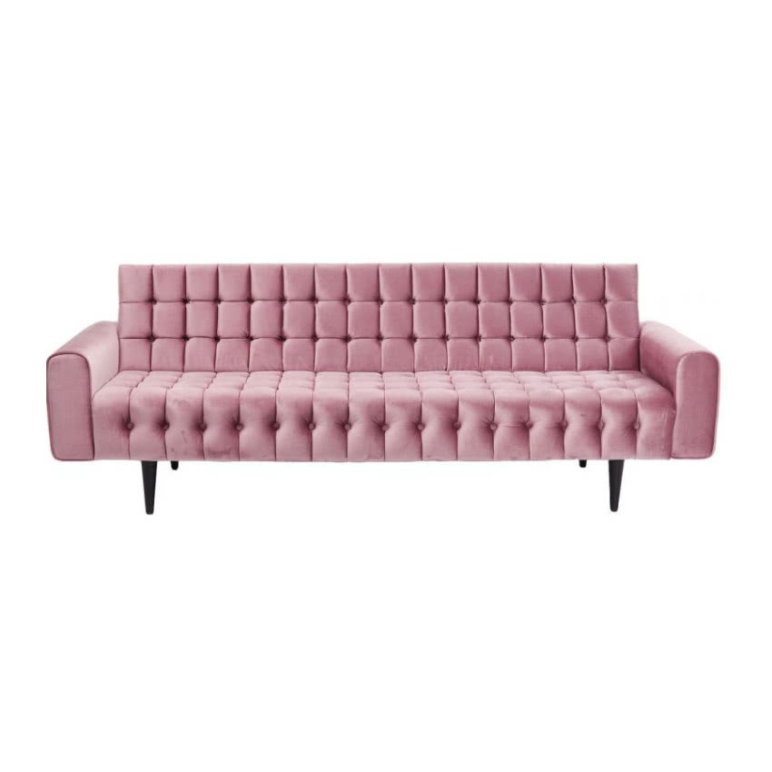 Sofa Milchbar, welwetowy róż, KARE DESIGN