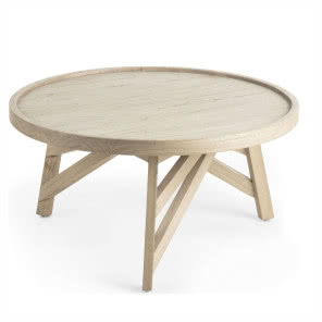 Stolik kawowy Thais drewniany, 80cm, LA FORMA, 1309 zł