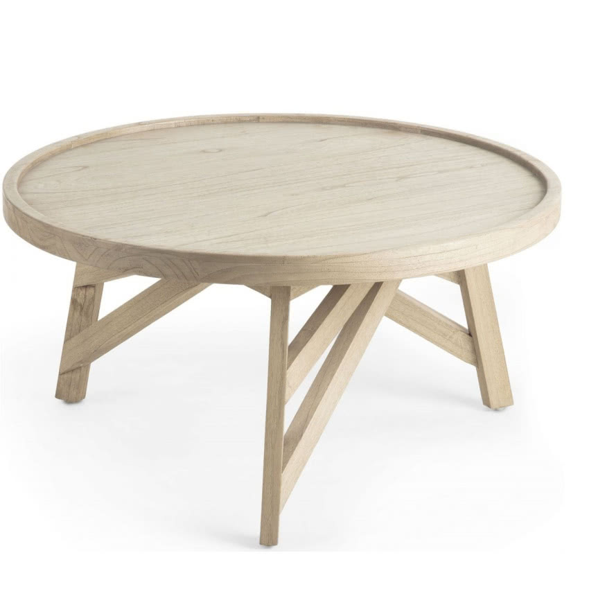 Stolik kawowy Thais drewniany, 80cm, LA FORMA,...