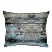 Welurowa poduszka w malarskie pasy w odcieniach...