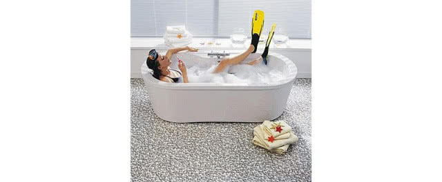 Łazienkowa wykładzina z PVC