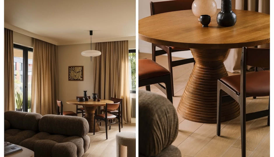 Nowoczesna elegancja w 60-metrowym mieszkaniu. Czuć tu spokój i harmonię