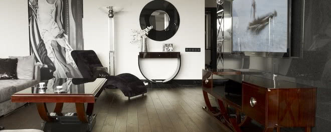 Apartament w stylu art deco