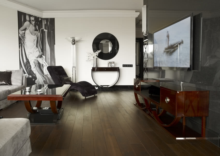 Salon niczym z lat 20. ubiegłego wieku. 