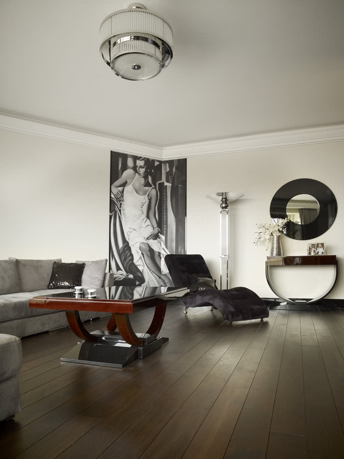 Fototapetę z obrazem Tamary Łempickiej w rogu...