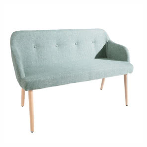 Ławka Scandinavia z podłokietnikami miętowa, INVICTA INTERIOR, 859 zł