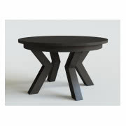 Stół IKS z litego drewna