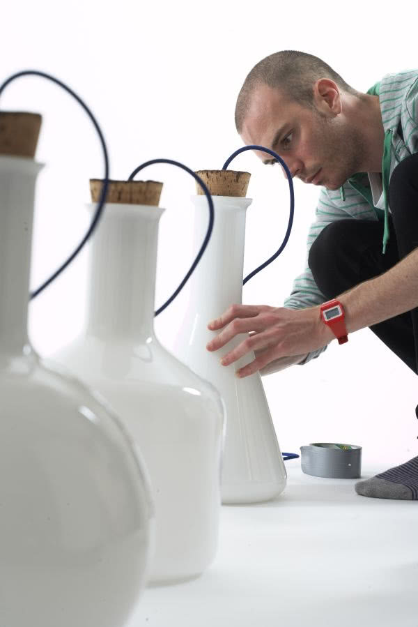 Lampa Labware Prototypes wykonana z dmuchanego...