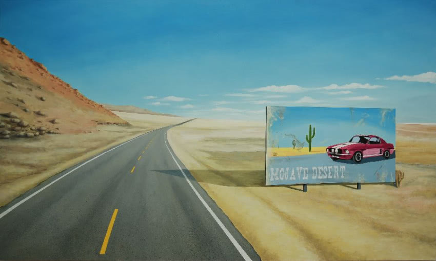 Łukasz Ratajczyk, "Mojave desert", olej, płótno,...