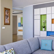 Kolorowe mieszkanie w Warszawie