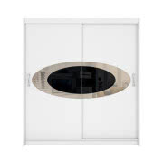 Szafa Elda w kolorze ciemny wenge, Black Red White