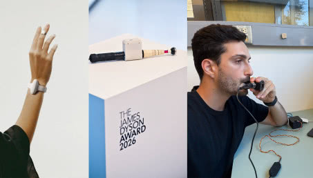 20 niezwykłych wynalazków, które mogą zmienić świat. Oto finaliści James Dyson Award 2026