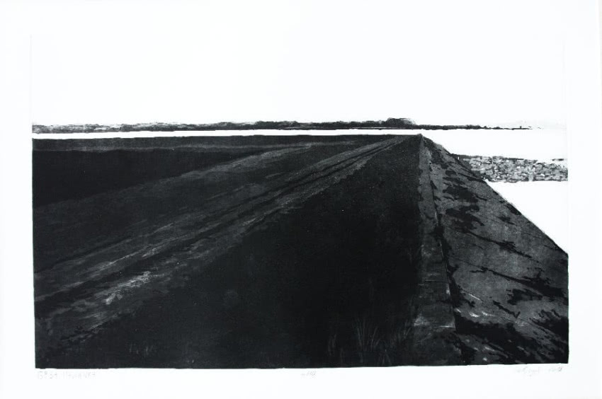 Łukasz Ratajczyk, "Brza Palanka", akwatinta,...